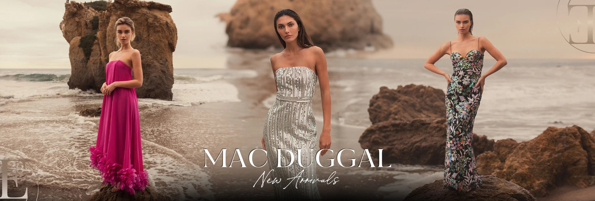 Mac Duggal Ballgowns - 48856H Ruffled Shoulder Prom Gown – ADASA